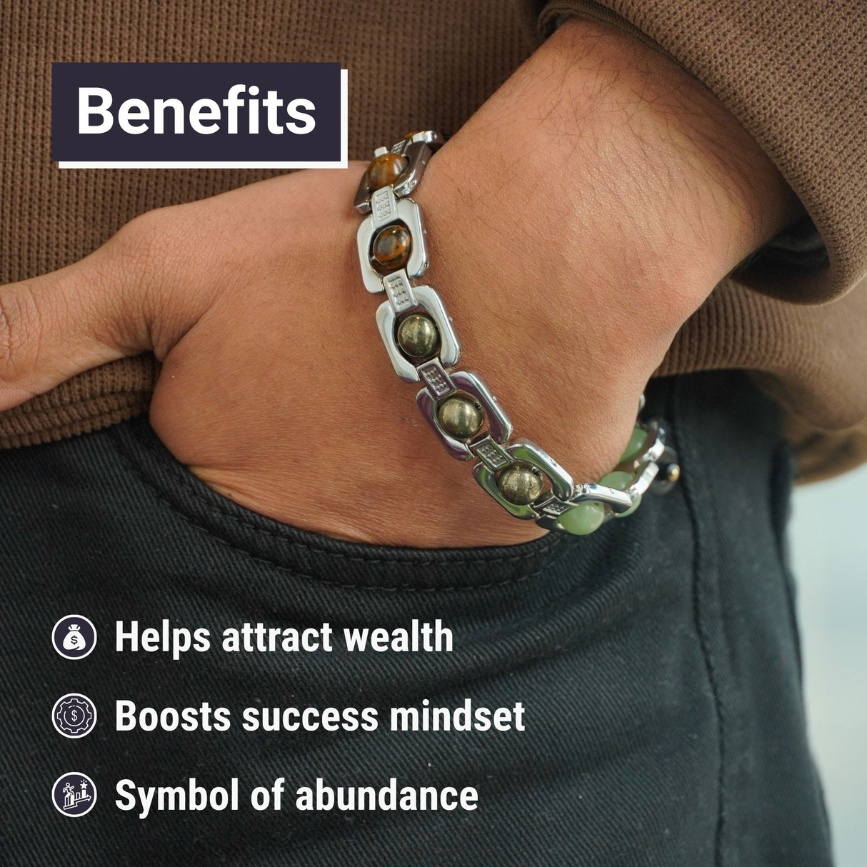 Rinmukteshwar Siddh Metal Dhan Yog™ Bracelet (Silver Plated)