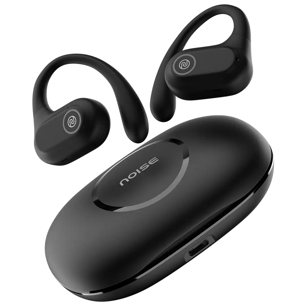 Noise Alt 1 Smart Watch, AI-powered, Chat-GPT With Free Black Earbuds Pure Pods Wireless Open Ear