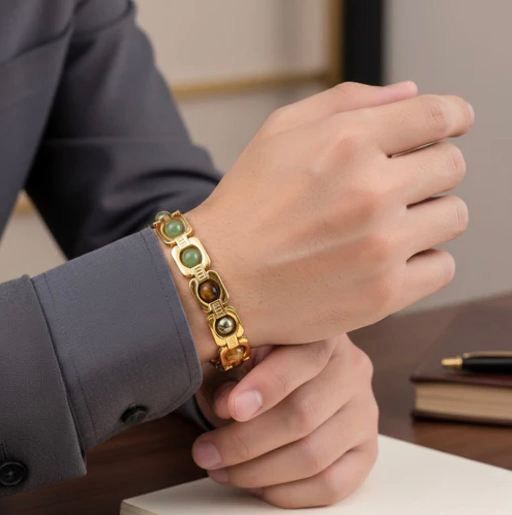 Rinmukteshwar Siddh Metal Dhan Yog™ Bracelet (Gold Plated)