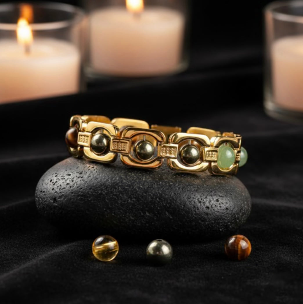 Rinmukteshwar Siddh Metal Dhan Yog™ Bracelet (Gold Plated)