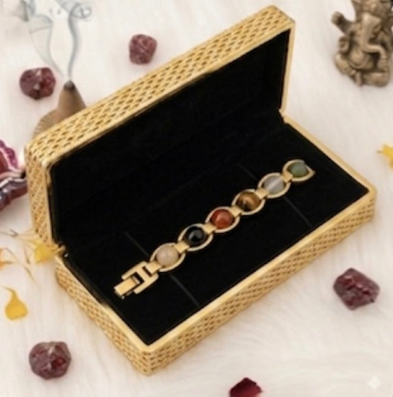 Rinmukteshwar Siddh Metal Dhan Yog™ Bracelet (Gold Plated)