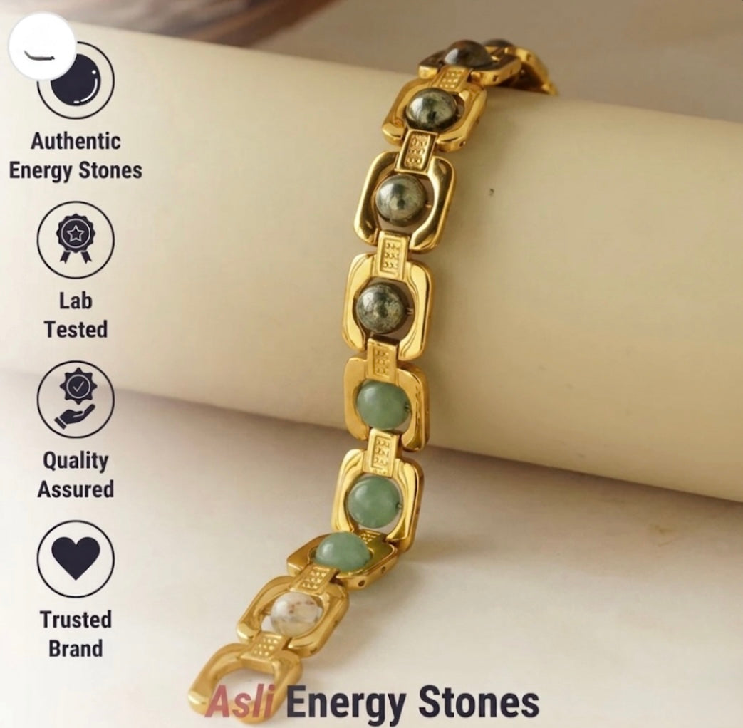 Rinmukteshwar Siddh Metal Dhan Yog™ Bracelet (Gold Plated)