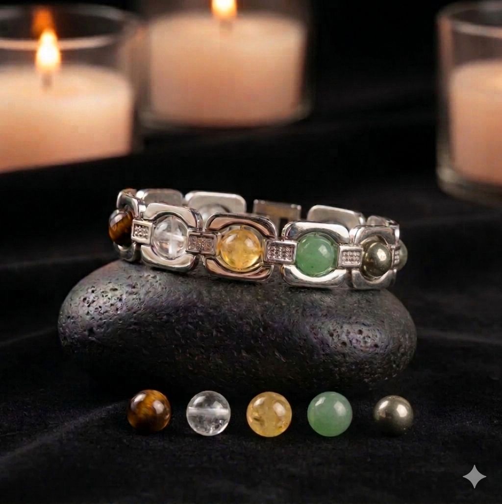 Rinmukteshwar Siddh Metal Dhan Yog™ Bracelet (Silver Plated)