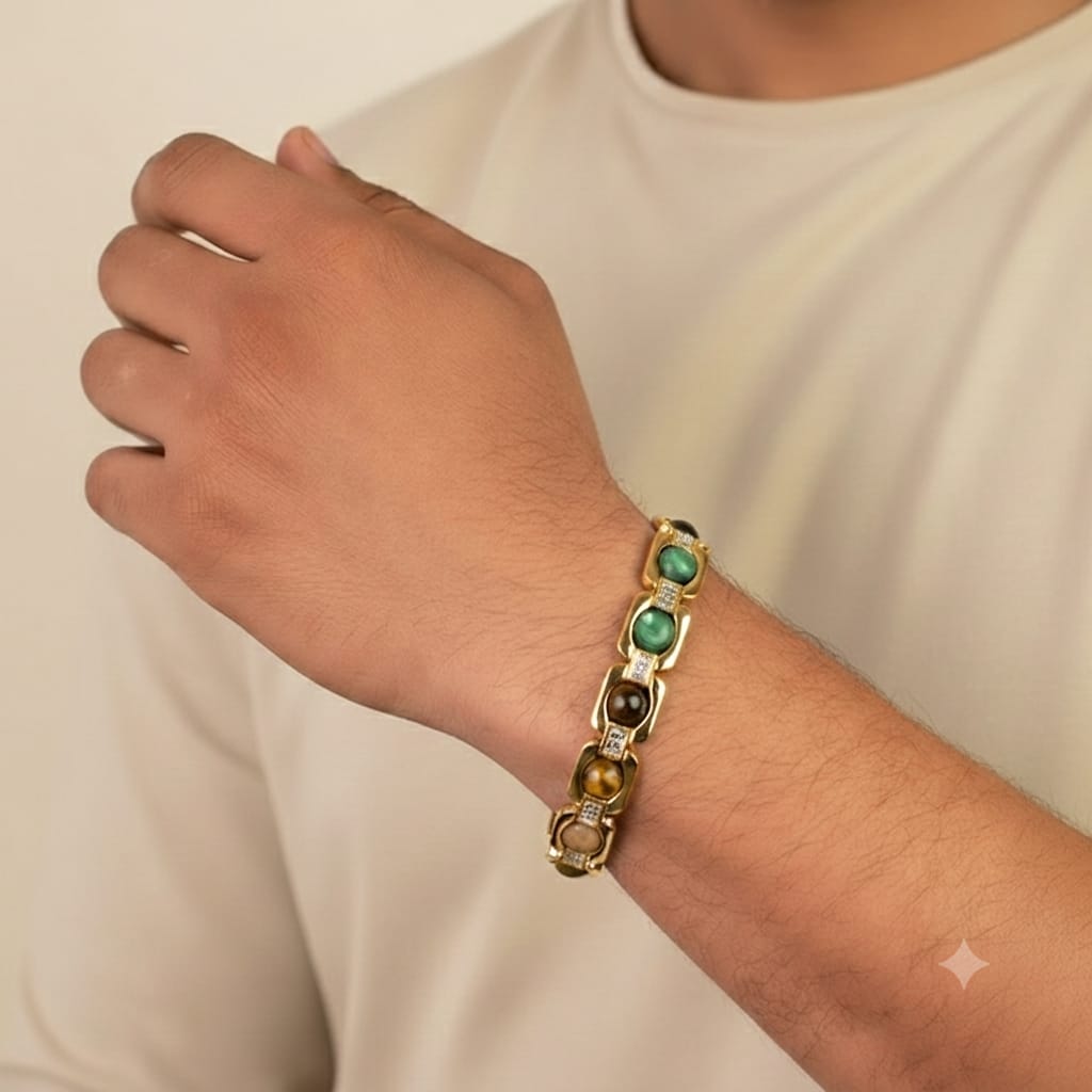 Rinmukteshwar Siddh Metal Dhan Yog™ Bracelet (Gold Plated)