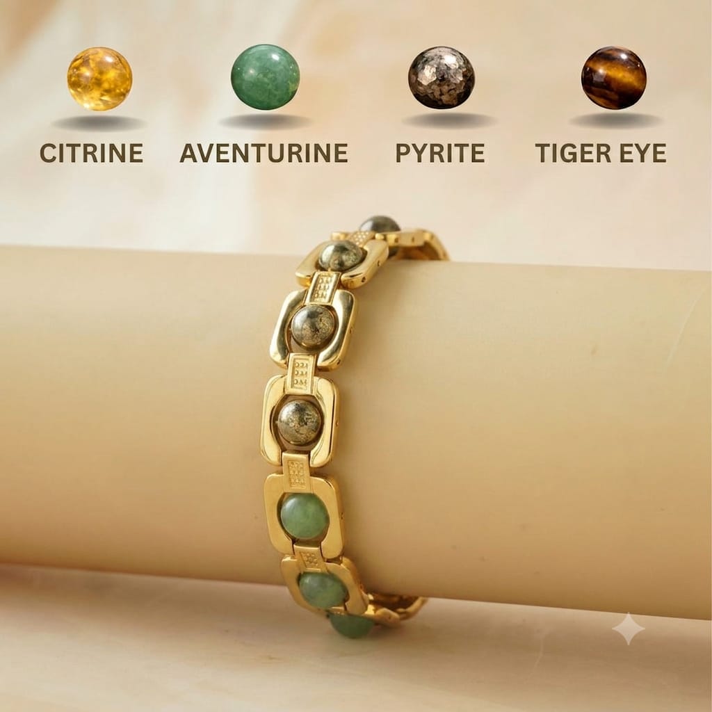 Rinmukteshwar Siddh Metal Dhan Yog™ Bracelet (Gold Plated)