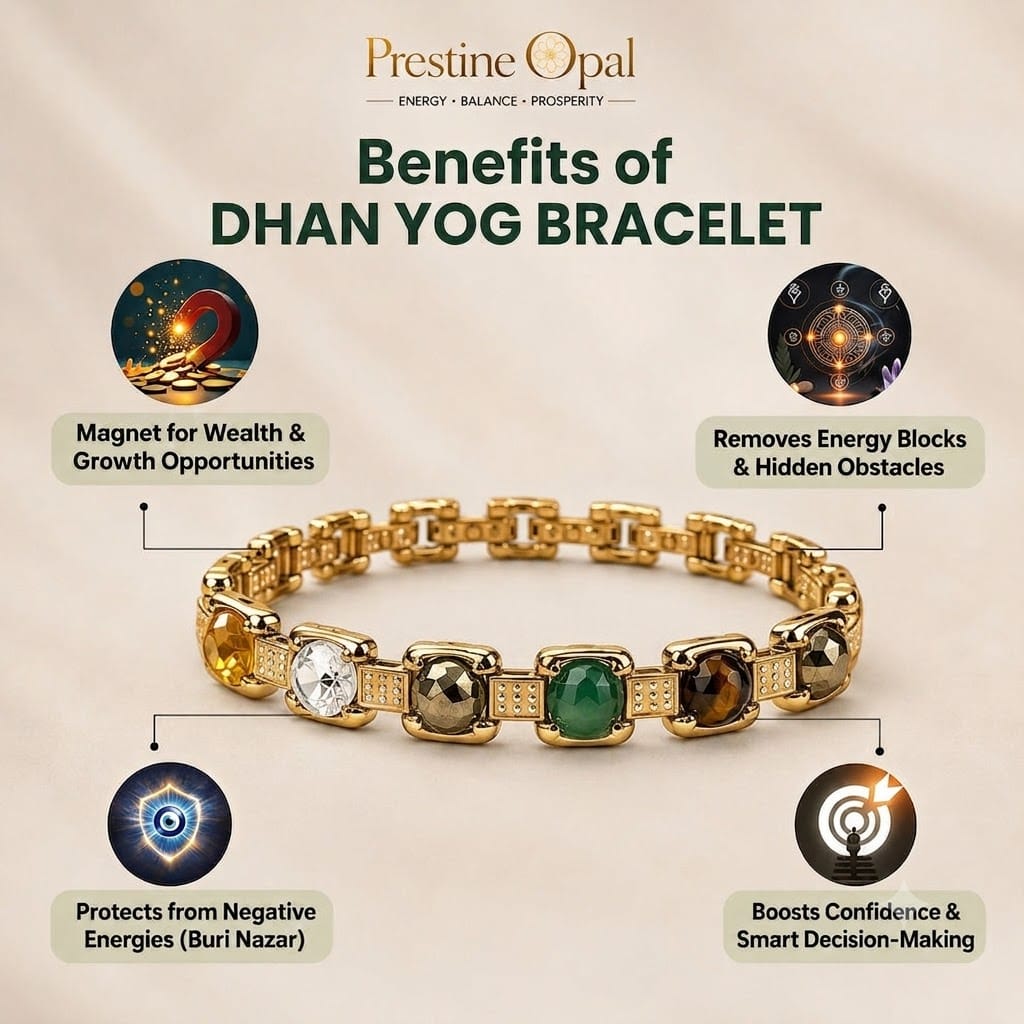 Rinmukteshwar Siddh Metal Dhan Yog™ Bracelet (Gold Plated)