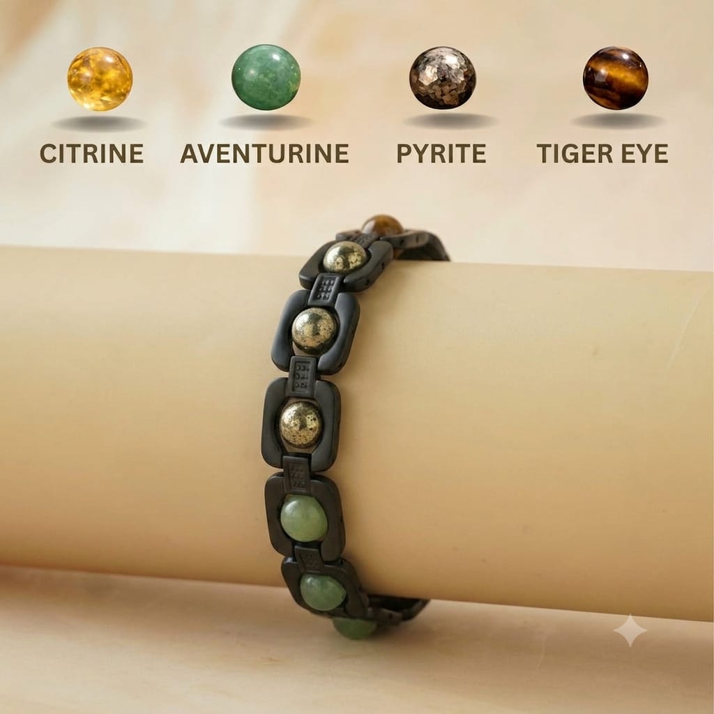 Rinmukteshwar Siddh Metal Dhan Yog™ Bracelet (Matte Black)
