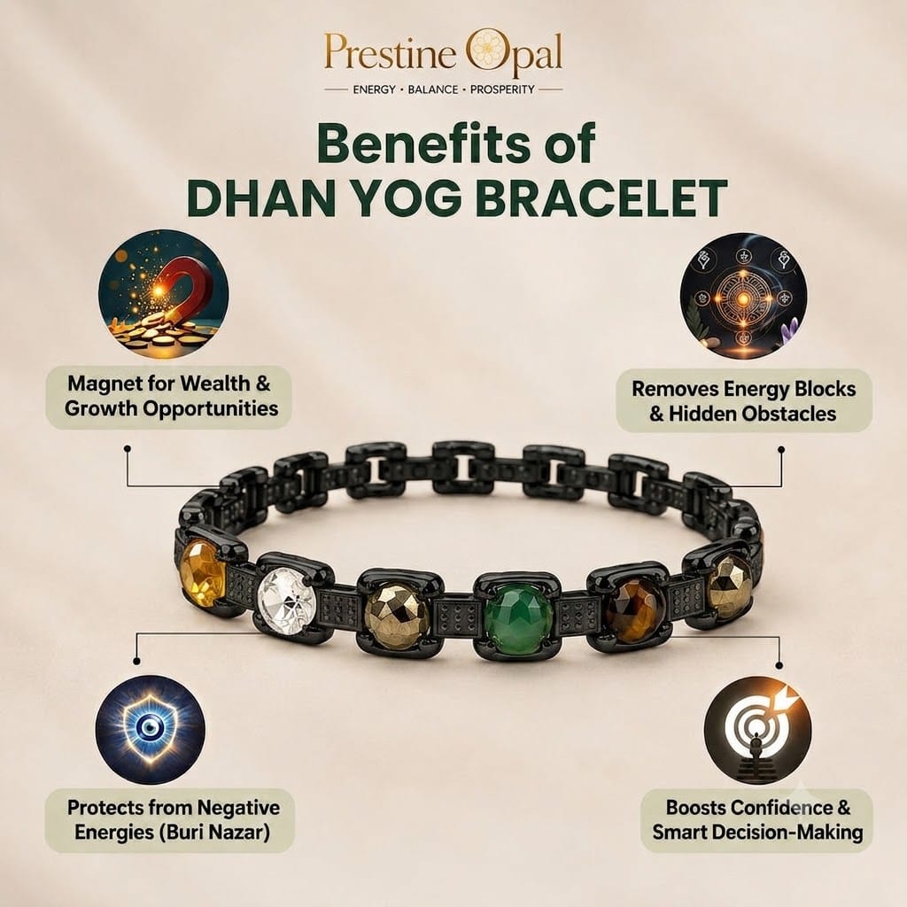Rinmukteshwar Siddh Metal Dhan Yog™ Bracelet (Matte Black)