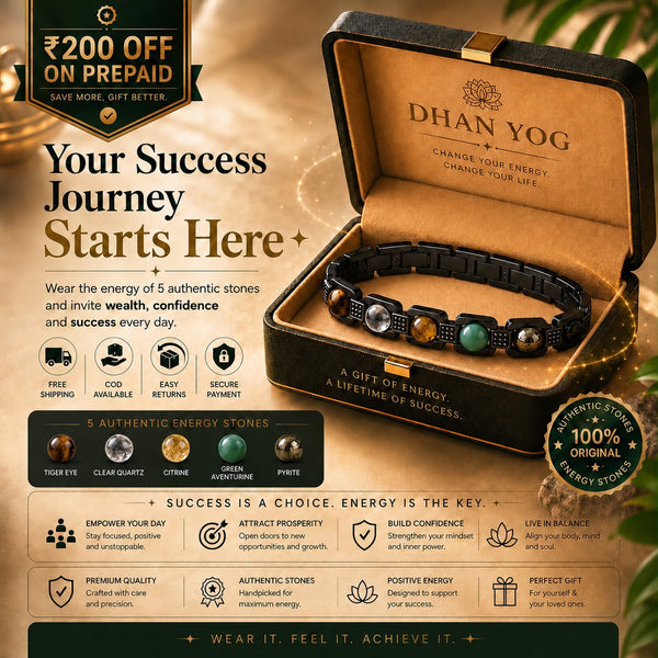 Rinmukteshwar Siddh Metal Dhan Yog™ Bracelet (Matte Black)