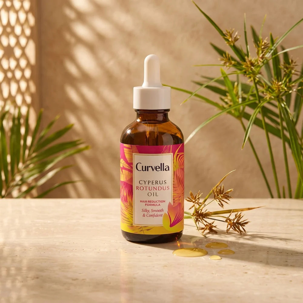 Curvella Follicle Calm Hair Reduction Oil With (Free Gift Inside the pack worth of 299)