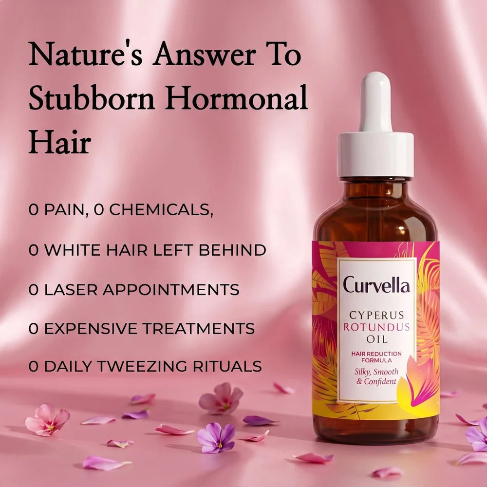 Curvella Follicle Calm Hair Reduction Oil With (Free Gift Inside the pack worth of 299)
