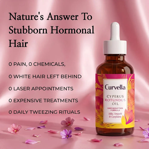 Curvella Follicle Calm Hair Reduction Oil With (Free Gift Inside the pack worth of 299)